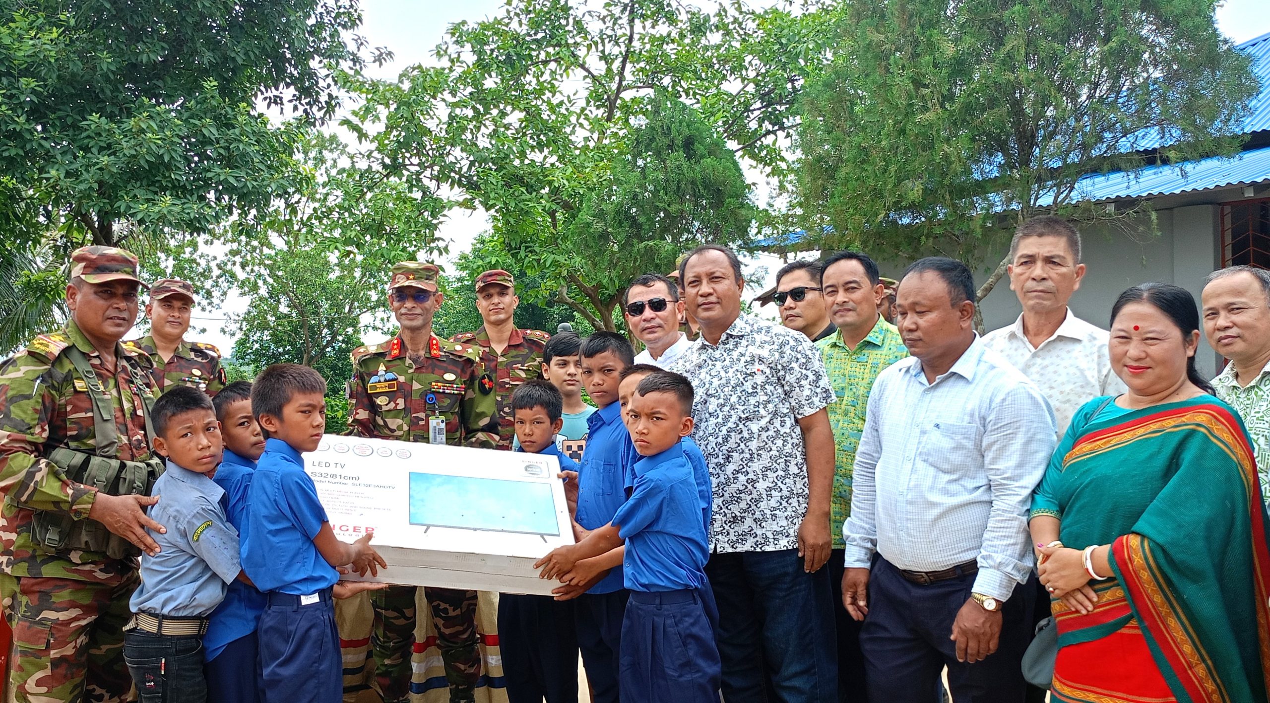 চম্পাঘাট শিশু সদনের ছাত্রাবাস পুনঃসংস্কার ও খেলাধুলা সামগ্রী বিতরণ 