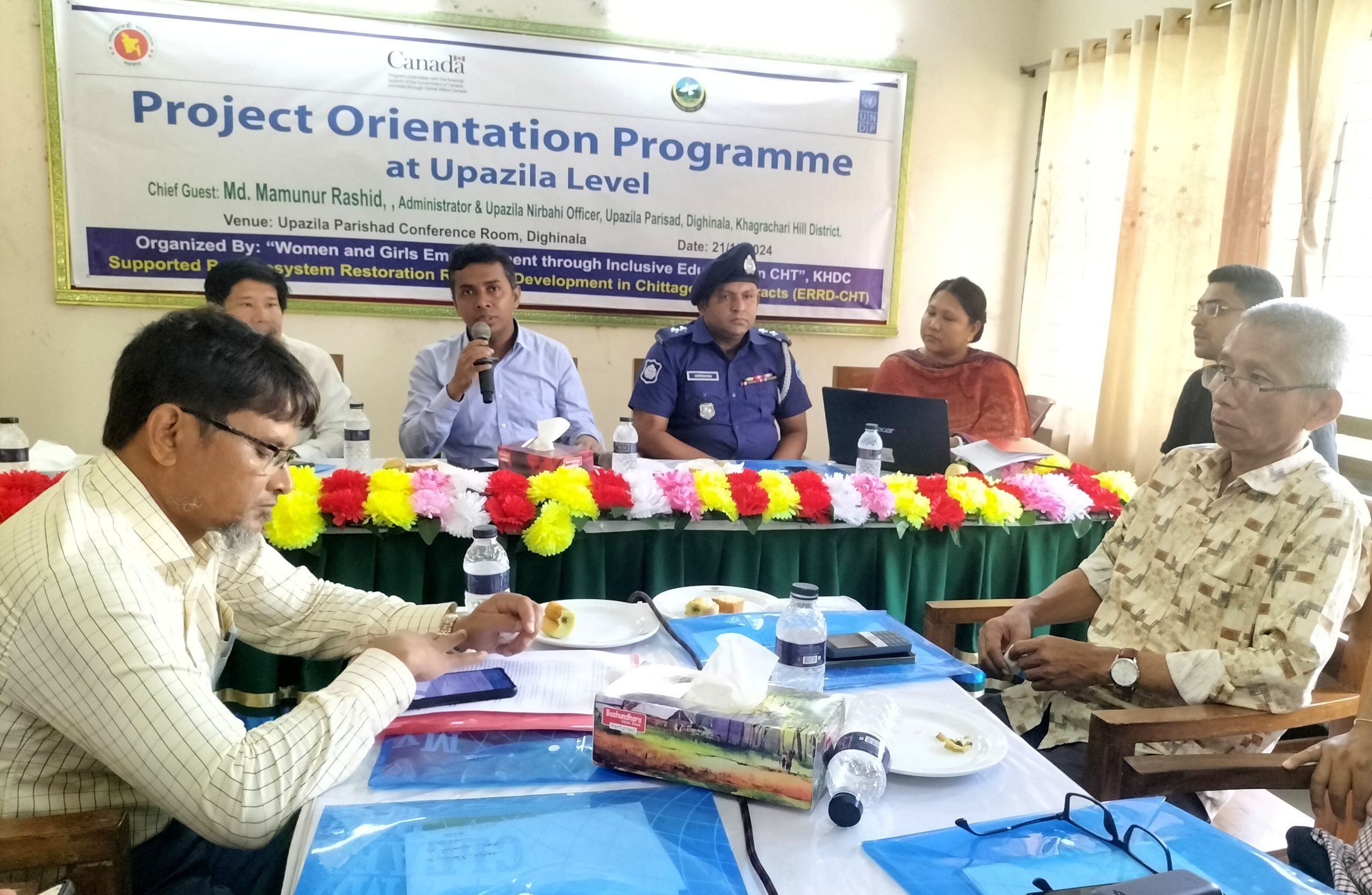 দীঘিনালায় নারী ও কন্যা শিশু ক্ষমতায়ন প্রকল্প অবহিতকরন সভা