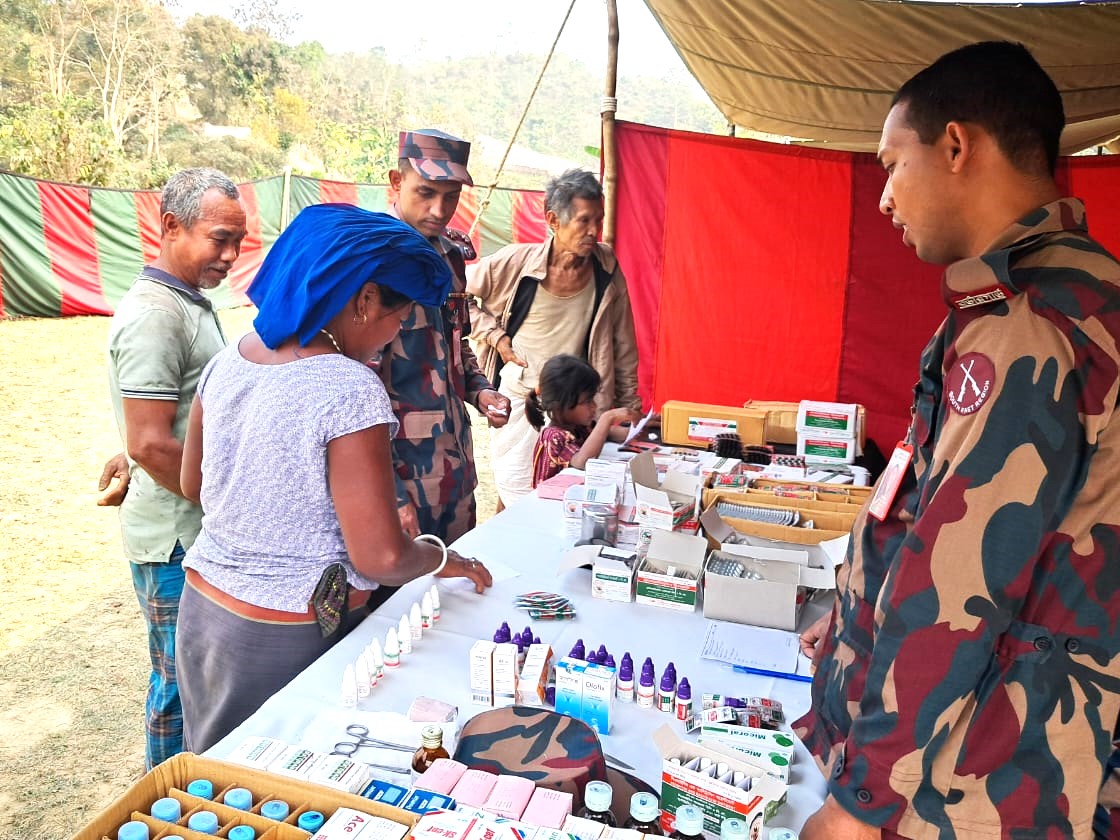 দুর্গম পানছড়িতে বিজিবির বিনামূল্যে চিকিৎসা সেবা