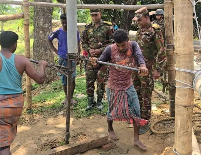 লংগদু জোনের মানবিক উদ্যোগে রসুলপুর এলাকায় দ্বিতীয় ডিপ টিউবওয়েল স্থাপন উদ্বোধন