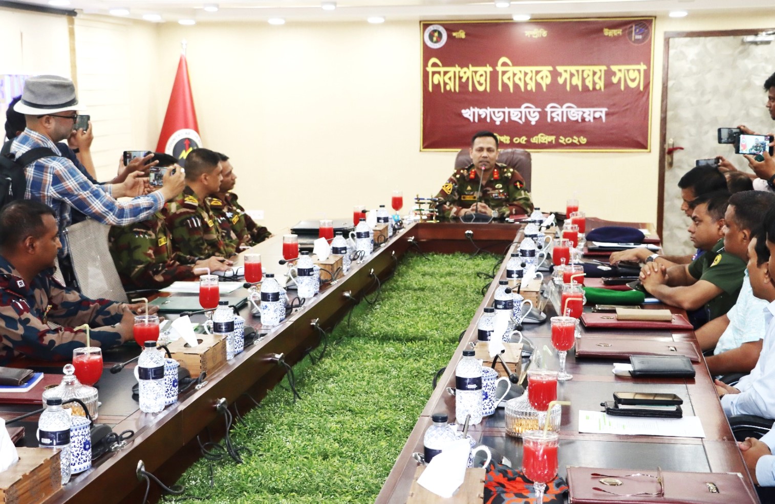 বৈসাবিকে ঘিরে খাগড়াছড়িতে নিরাপত্তা সমন্বয় সভা অনুষ্ঠিত